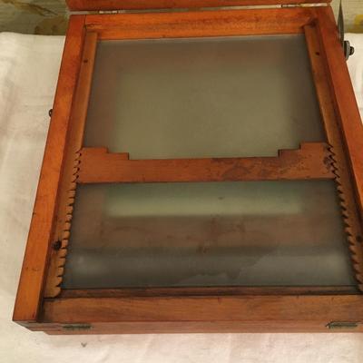 ANTIQUE BURKE & JAMES INGENTO PHOTOGRAPHY ARTIST RETOUCHING PHOTO DESK NO.1