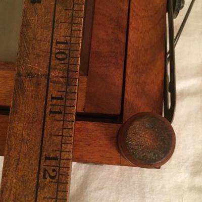 ANTIQUE BURKE & JAMES INGENTO PHOTOGRAPHY ARTIST RETOUCHING PHOTO DESK NO.1