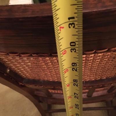 Antique wood rocking chair