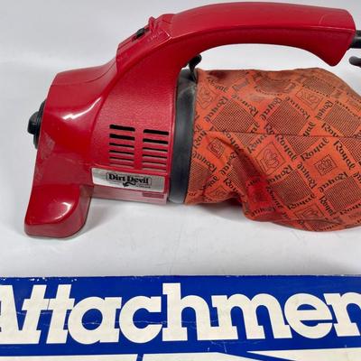 Dirt Devil Handheld Vacuum with Attachment Kit