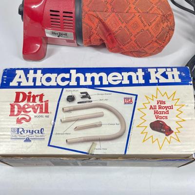 Dirt Devil Handheld Vacuum with Attachment Kit