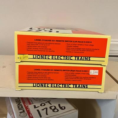 US1791 Lionel Left Hand and Right Hand O Gauge Remote Switch