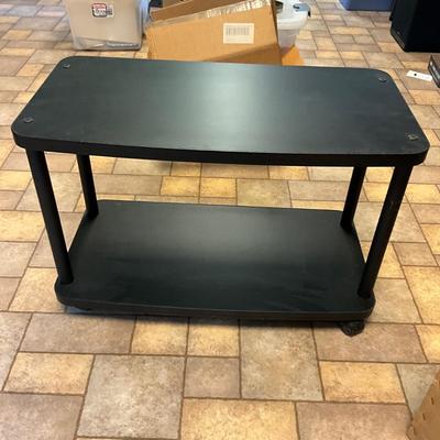 US1795 Black Rolling Media Stand