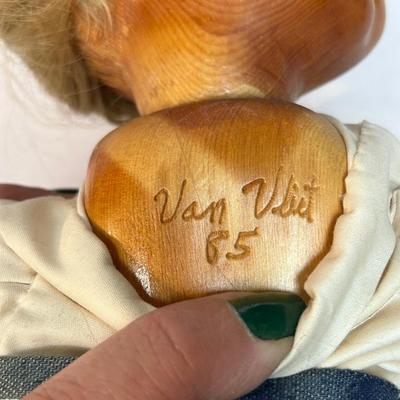1985 Van Vliet Wooden Little Boy Doll