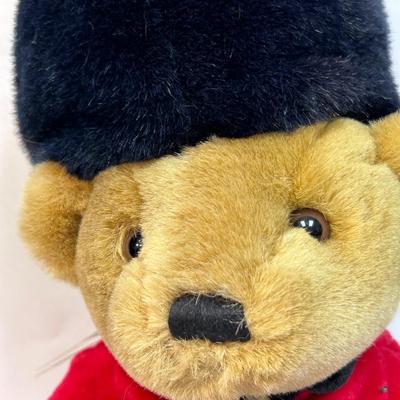 Vintage Harrods Knightsbridge Guardsman Beefeater Bear Plush Stuffed Animal