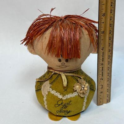 Vintage Western Union Dolly Gram Stuffed Plush Doll