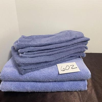 2 Blue Towel Sets