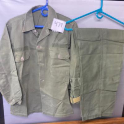 Vintage Army Shirt and Pants