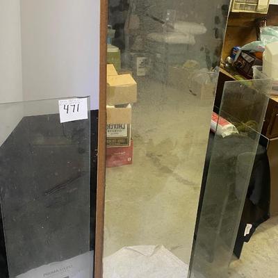 Vintage Glass and Mirror