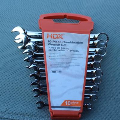 HDX 10 Piece Combination Wrench Set