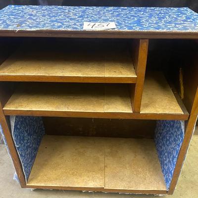 Covered Shelf on Rollers