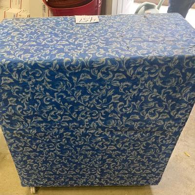 Covered Shelf on Rollers