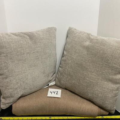 Pillows and Throw