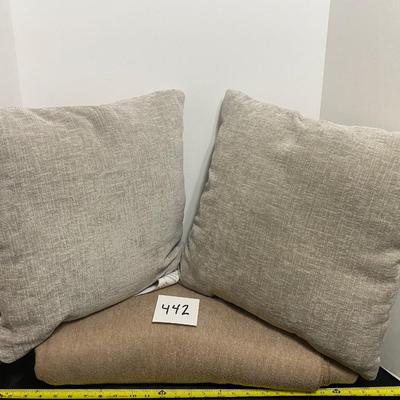 Pillows and Throw