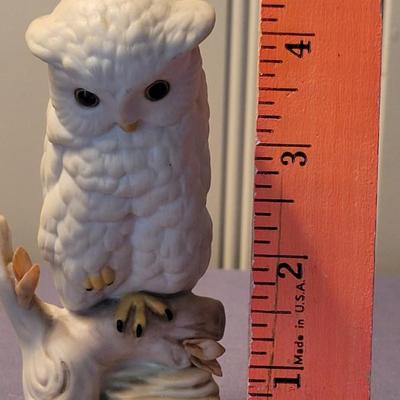 Vintage Clybis Porcelain Owl - Czech Republic