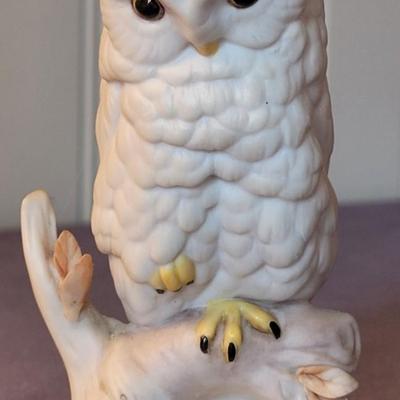 Vintage Clybis Porcelain Owl - Czech Republic