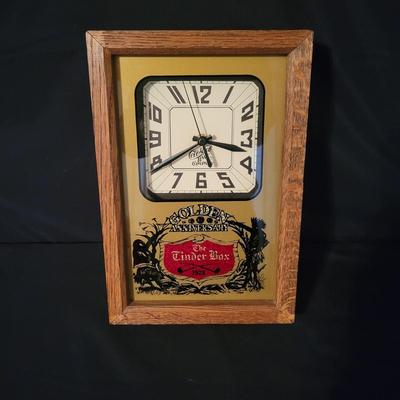 The Tinder Box Golden Anniversary Clock (DR-DW)