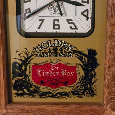 The Tinder Box Golden Anniversary Clock (DR-DW)