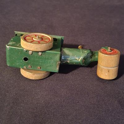 Dinky 533 Cement Wagon and Tri-Ang Minic Steam Roller (DR-DW)