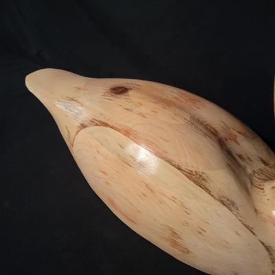Carved Ducks and a Goose by Rebecca Barker (LR-DW)