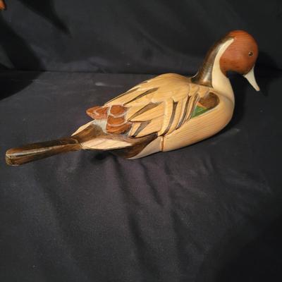 Carved Ducks and a Goose by Rebecca Barker (LR-DW)