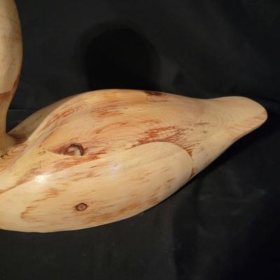Carved Ducks and a Goose by Rebecca Barker (LR-DW)