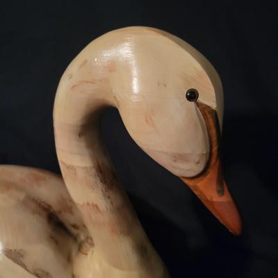 Carved Ducks and a Goose by Rebecca Barker (LR-DW)