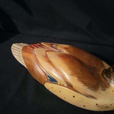 Carved Ducks and a Goose by Rebecca Barker (LR-DW)