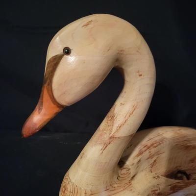 Carved Ducks and a Goose by Rebecca Barker (LR-DW)