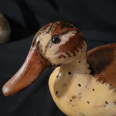 Carved Ducks and a Goose by Rebecca Barker (LR-DW)