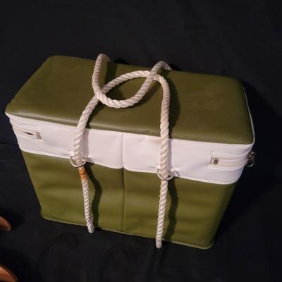 Travel Souvenirs: Wood Hangers, Cooler, & Art (LR-DW)
