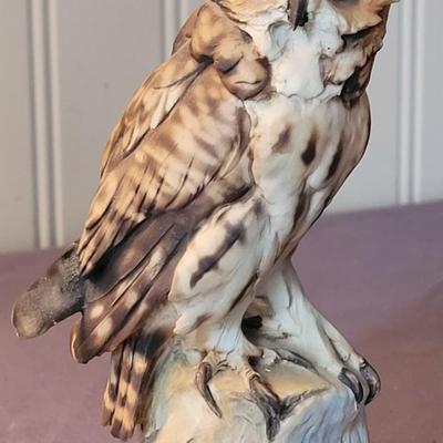 Tay Handpainted Italian Great Horned Owl
