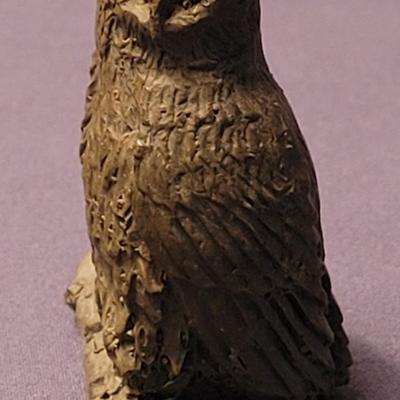 Small Great Horned Owl Figurine