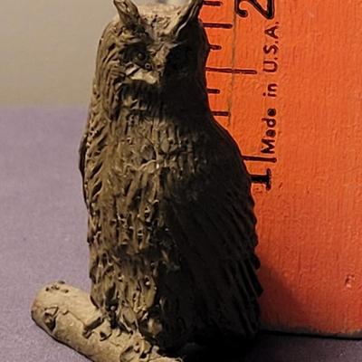 Small Great Horned Owl Figurine