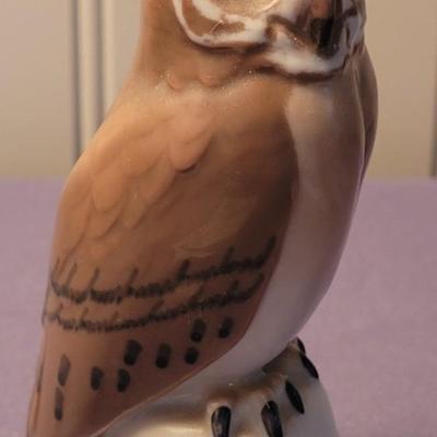 1970 Danish Copenhagen Bing & Grondahl Porcelain Great Horned Owl