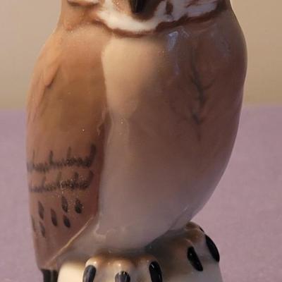 1970 Danish Copenhagen Bing & Grondahl Porcelain Great Horned Owl