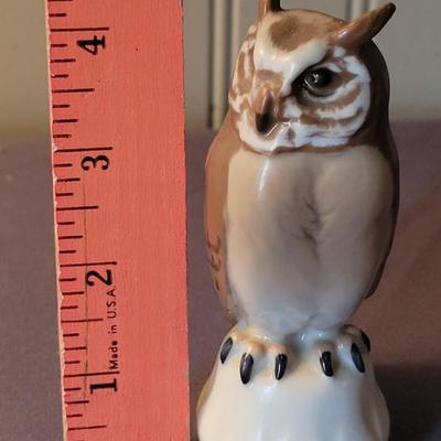 1970 Danish Copenhagen Bing & Grondahl Porcelain Great Horned Owl