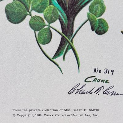 Signed Charles Crume Jr. Plate 8 Lithograph