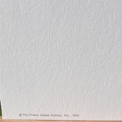 Signed Arthur Singer 'Saw-whet Owl' Lithograph