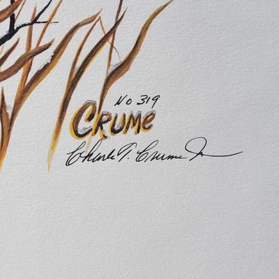 Signed Charles Crume Jr. -Plate 12- Lithograph