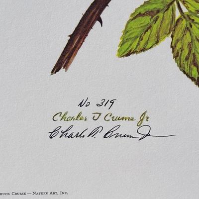 Signed Charles Crume Jr. -Plate 6- Lithograph