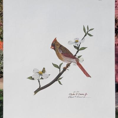 Signed Charles Crume Jr. -Plate 5- Lithograph