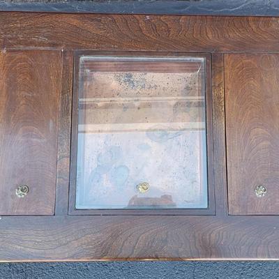 Antique/Vintage Korean Hibachi Coffee Table with 3 Drawers and 3 Copper Trays