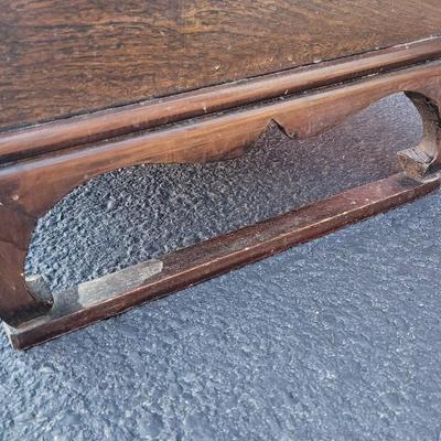 Antique/Vintage Korean Hibachi Coffee Table with 3 Drawers and 3 Copper Trays