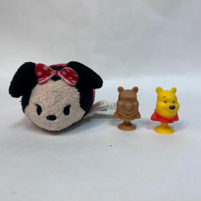 Disney Tsum Tsum Plush Minnie Mouse and Pooh Best Buddies Micro Pops