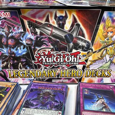 Yu-Gi-Oh Trading Card Game Loose Cards, Fold Out, Protector Sleeves and Box