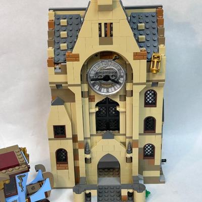 LEGO Harry Pottery Carriage and Hogwarts Building Partial Sets Built Pieces