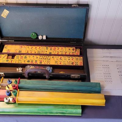 Vintage Cardinal Mah Jongg Set
