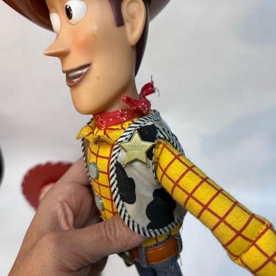 Disney Pixar Toy Story Woody and Jesse Pull String Talking Plush Dolls