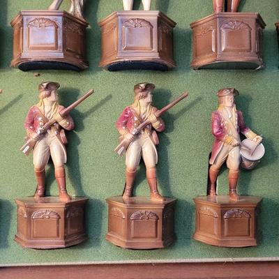 Vintage Classic Games Hand Painted Limited Edition VI Collector's 1776 Chess Set